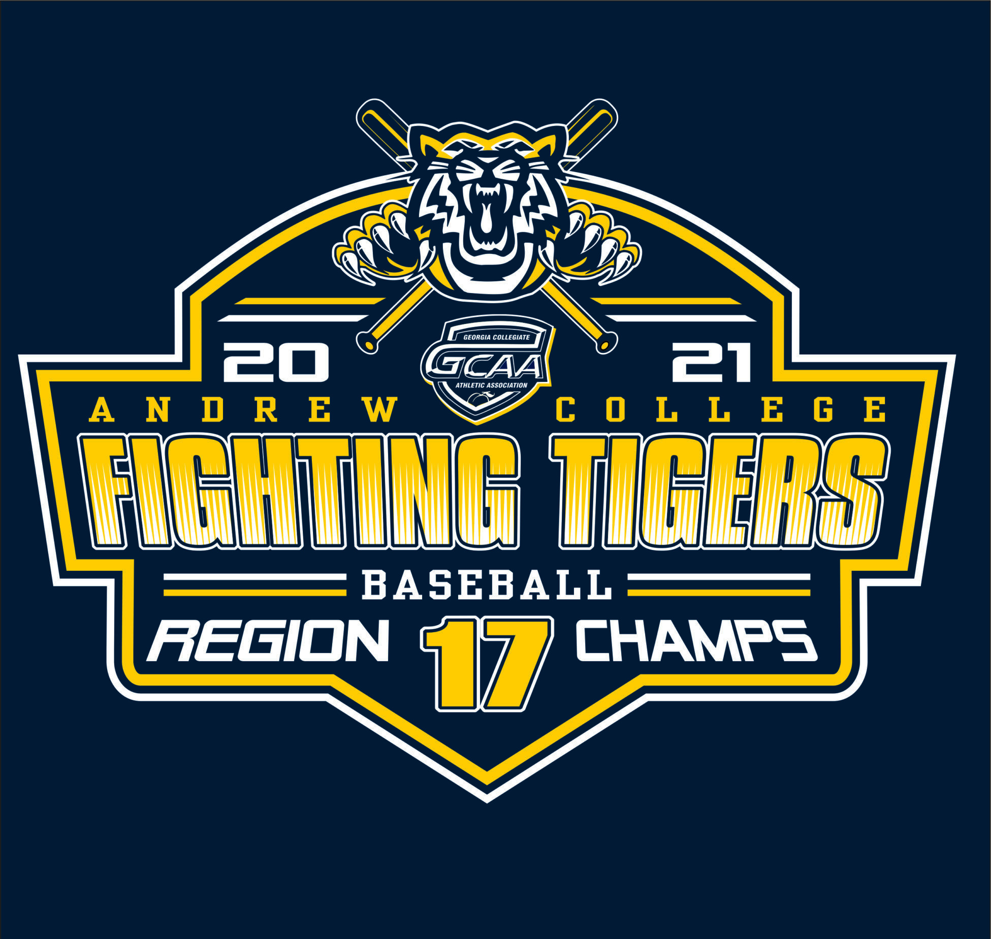 ANDREW COLLEGE BASEBALL REGION 17 CHAMPIONS 2021 (1) ANDREW COLLEGE BASEBALL REGION 17 CHAMPIONS 2021