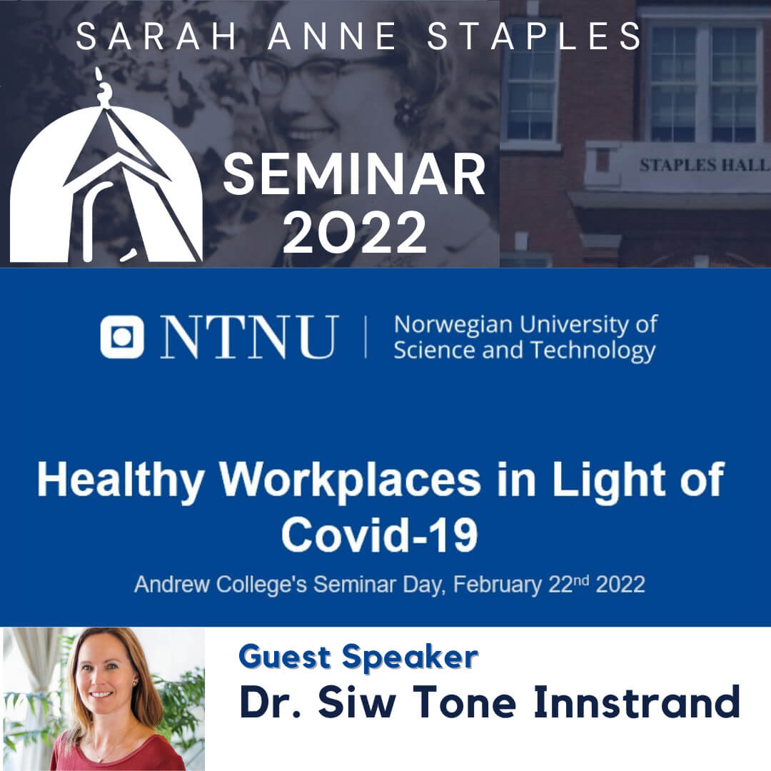 Image ad for Sarah Anne Staples Seminar Guest Speaker 2022